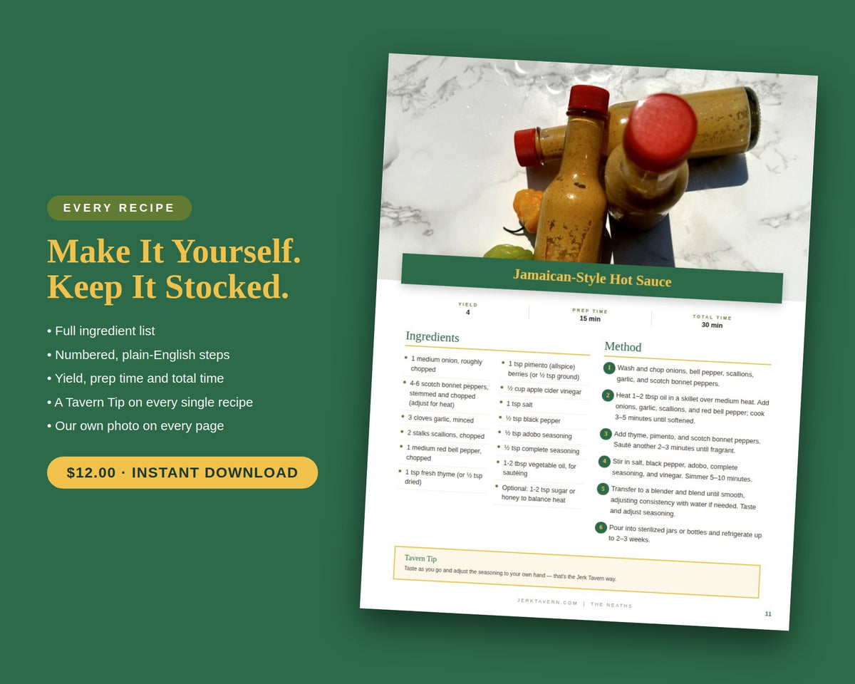 Every recipe includes ingredients, timing and a Tavern Tip
